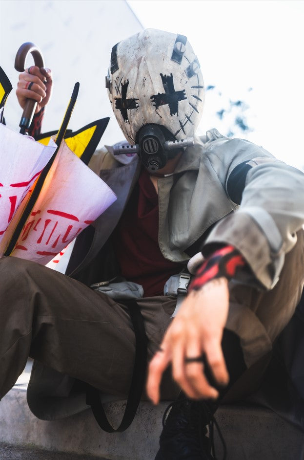 [FULL SET] Enjin's Cosplay + Helmet + Umbrella
