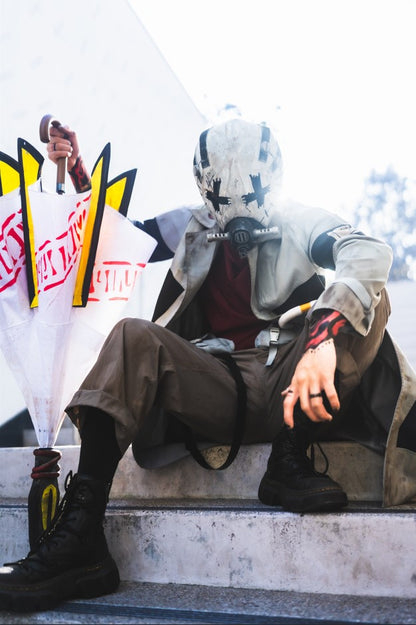 [FULL SET] Enjin's Cosplay + Helmet + Umbrella