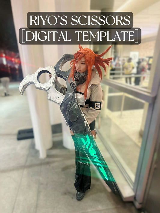 [DIGITAL TEMPLATE] Riyo's Scissors - Gachiakuta