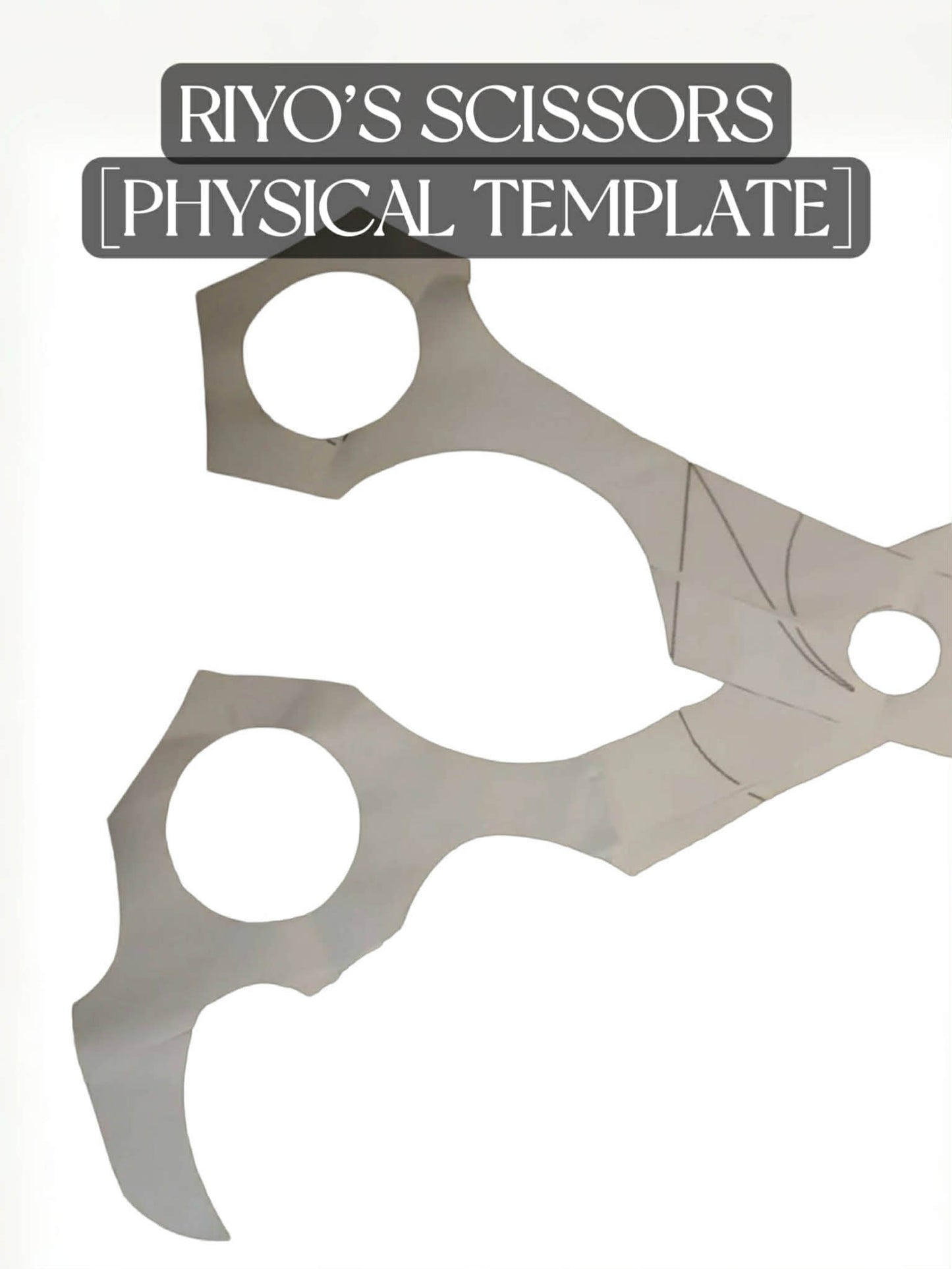 [PHYSICAL TEMPLATE] Riyo’s scissors - Gachiakuta